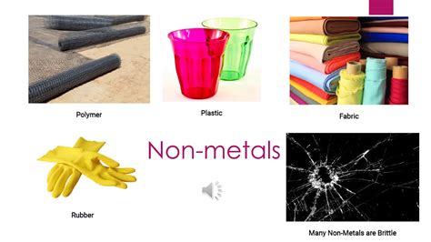 non metal things in the house|5 non metals examples.